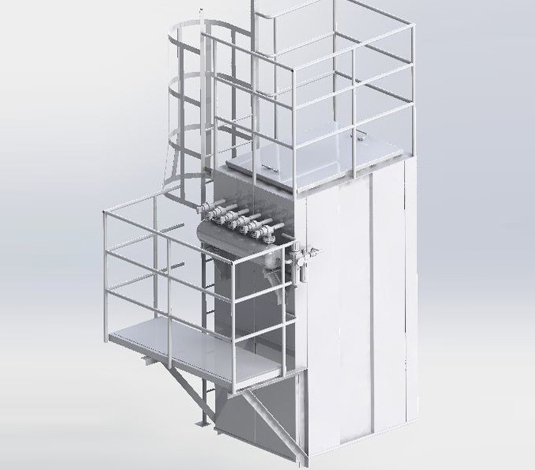 山東淄博旋風除塵器、螺旋輸送機發(fā)貨