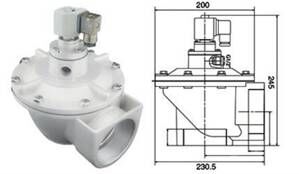 高原系列直角電磁脈沖閥 高原系列直角電磁脈沖閥