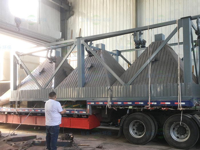 河南濟(jì)源礦渣微粉烘干系統(tǒng)布袋除塵器發(fā)貨 河南濟(jì)源礦渣微粉烘干系統(tǒng)布袋除塵器發(fā)貨