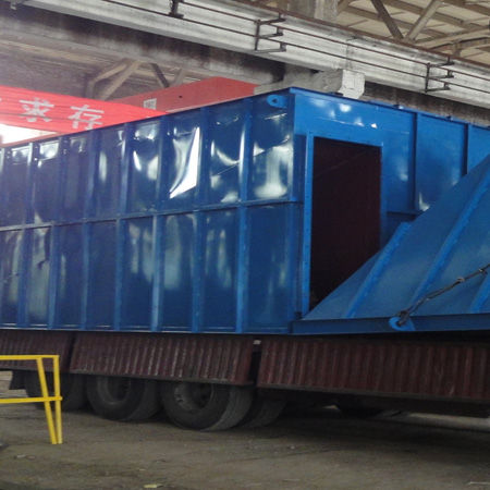 有機(jī)肥廠造粒、風(fēng)選、包裝工序DMC-120除塵器已發(fā)貨